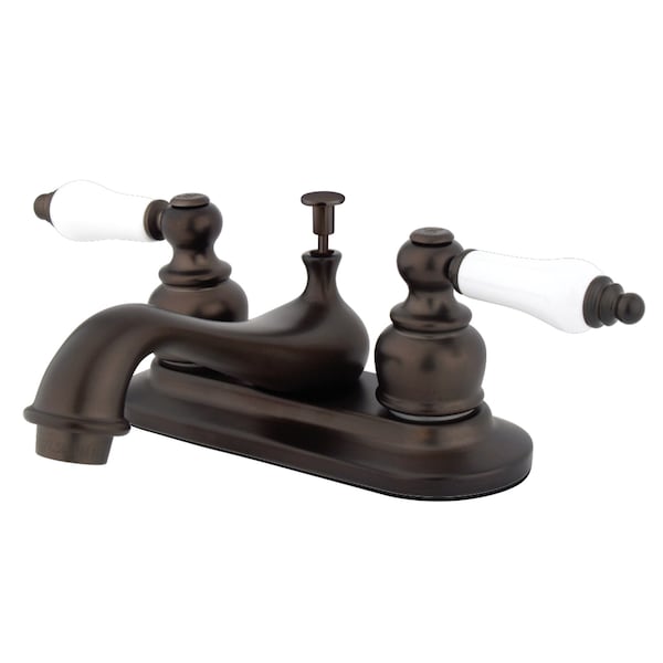 Restoration, 4" Centerset Bathroom Faucet, Oil Rubbed Bronze